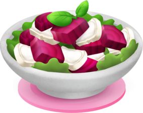 Spinach and Beet Salad: